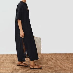 Everlane Caftan Dress Organic Cotton Size S Oversized